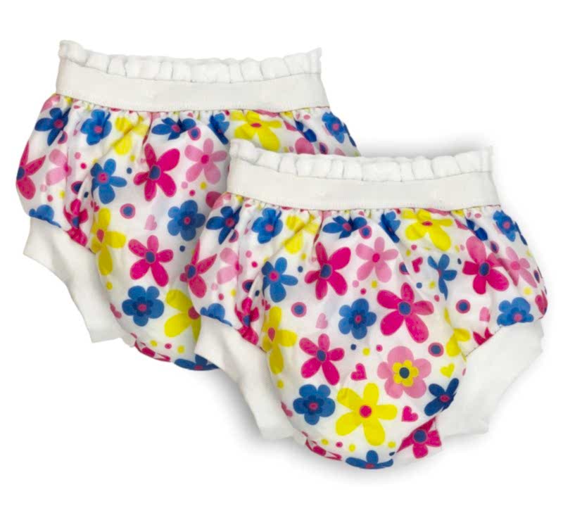 Sema Baby 2'li  Desenli Lüks Alıştırma Külodu No.3 20-25 kg - Flowers
