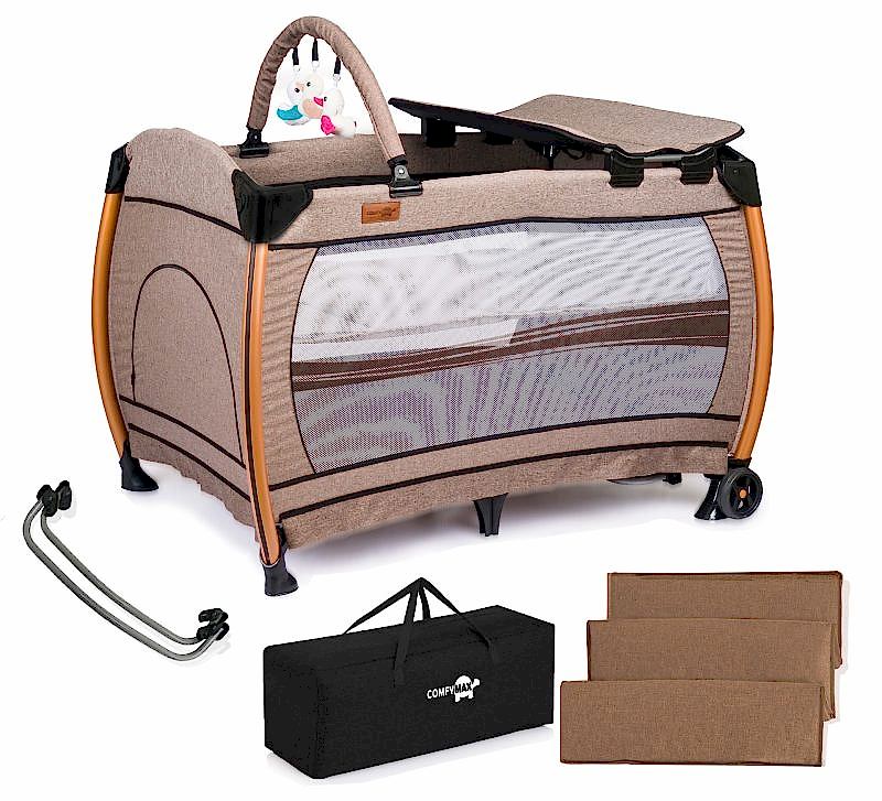 Comfymax Power Park Yatak Oyun Parkı 70x110 - Wood Brown