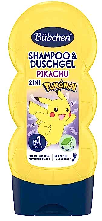 Bübchen Çocuk Şampuan&Duş Jeli 2 in 1 Pokemon Pikachu 230 ml