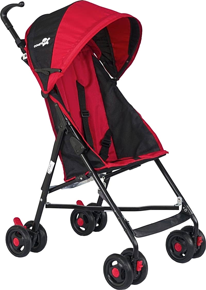 Comfymax Comfort II Baston Bebek Arabası - Kırmızı